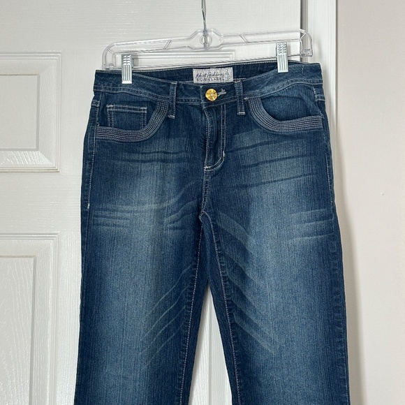 Vintage Baby Phat Fasions Silver Label Bootcut jeans Mid rise Size 7 Juniors Y2K - Picture 2 of 8